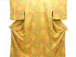 切り嵌め風花更紗模様小紋着物